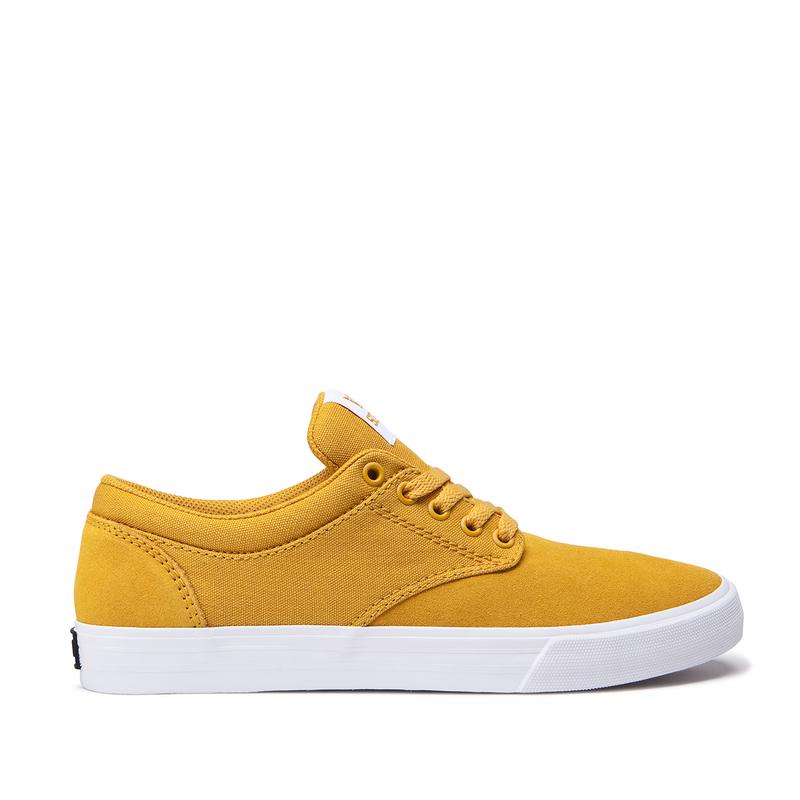 Zapatillas Bajas Supra Argentina Hombre - CHINO Amarillo (GTPAM-7586)